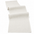 Ivory Linen Look Table Runner 14 x 72 Inch
