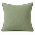 Sage Green Piped Cushion Cover 18 x 18 Inch